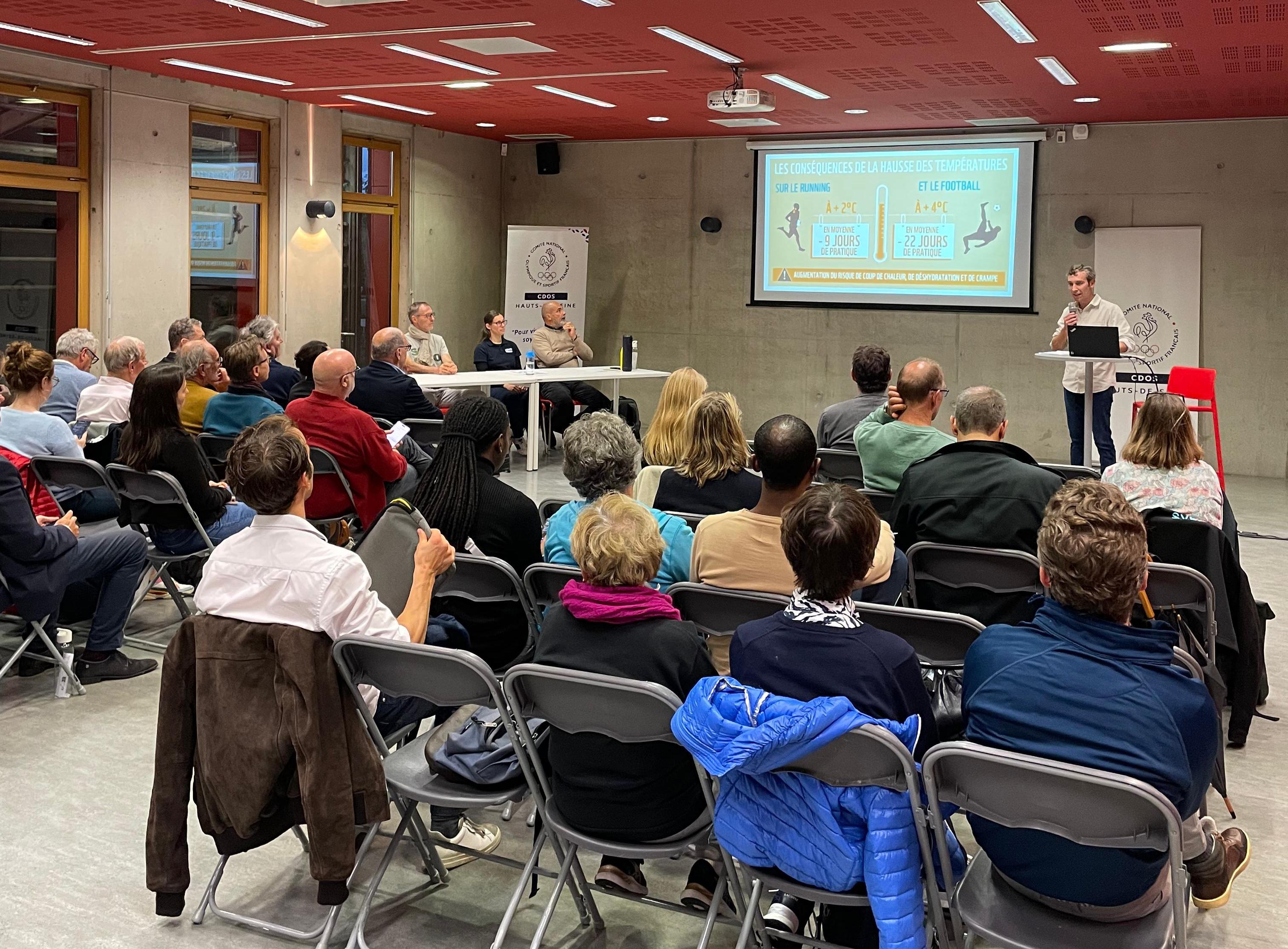 Soirée sur le thème du développement durable dans le sport